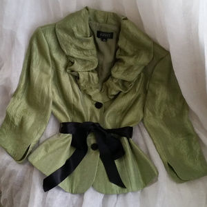 ❤️❤️Adrianna Papell Evening Ruffle Jacket❤️❤️